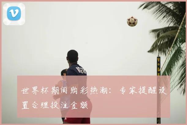 世界杯期间购彩热潮：专家提醒设置合理投注金额